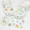 Novos charms de estrela-do-mar e água-viva transparentes para tamancos, fivelas de decoração para sapatos, charms de corrente de contas DIY removíveis