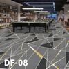 Alfombra de Piso Gruesa para Sala de Billar, Resistente al Desgaste, a la Humedad, Alfombra Impresa Comercial de Cobertura Total, Sala de Billar de Hotel Resistente al Fuego y Retardante de Llama