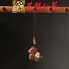 Pingente Borla Cavalo do Zodíaco Yuanbao Pintado Sandália Roxa Ano do Cavalo Pingente Chaveiro Arte Ming Xianyuan Cavalo de Sandália Corrente de Celular