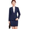 Chaqueta de traje negra para mujer, primavera y otoño, para estudiantes universitarios pequeños, para entrevistas de trabajo, ropa de trabajo, traje profesional.