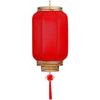 Linterna Impermeable para Exterior Estilo Antiguo Chino de Imitación Piel de Oveja, Linterna Brillante, Linterna Colgante para Decoración de Hotel Hot Pot, Linterna Roja Estampada