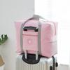 Bolsa de Almacenamiento para Colchas, Bolsa de Viaje de Gran Capacidad, Color Sólido, Estilo Japonés Fresco, Almacenamiento Plegable de Ropa para Viaje
