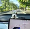 Perro jefe transfronterizo coche control central muñeco de peluche decoración regalo coche nuevo pantalla de visualización muñeco de pareja decoración