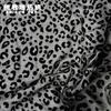 Malha Elástica Estampa Leopardo Flocado Laço Coração Ponto Flor Estrela Flocado Estampado Flor Queimada Tecido para Roupa Feminina