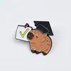 Broche de Capibara Personalizado y Creativo, Set de Serie de Caricaturas Lindas de Capibara, Accesorios de Insignia de Metal