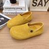 Mocasines Estilo Retro para Mujer, Nuevo Modelo Primavera y Otoño 2026, Ante Puntera Ancha Planos de Dos Vías Casuales Slip-On