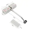 Fábrica direta fornecedora fechamento automático de porta mola de porta oculta amortecedor de porta mola de porta fechador de porta leve doméstico simples fechador de porta