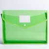 Bolsa para Documentos com Botão de Pressão A4, Bolsa para Arquivos de Escritório, Bolsa com Botão, Bolsa Impermeável de Grande Capacidade para Armazenamento de Provas, Pode Ser Impressa com Logo