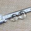 Cristal Blanco Altamente Transparente Hemisférico Gema del Tiempo Parche Venta Directa de Fábrica Redondo de Vidrio Hemisférico Imán para Refrigerador Accesorios DIY