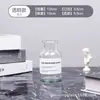 En stock Jarrón de Vidrio Transparente Estilo Europeo Jarrón Hidropónico Flores Secas Marrones Jarrón Pequeño Accesorios para Fotografía Botella de Reactivo