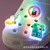 Zuecos Médicos LED Parpadeantes de Dibujos Animados de Venta Caliente Transfronteriza Accesorios para Zapatos de Florales DIY Zapatos de Jardín Listos para Usar Hebillas Decorativas Personalizadas