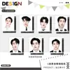 Cartão Polaroid Bts Bts Jungkook Kim Seokjin Min Yoo-Geun Jung Hyosik Park Jimin Foto de Identidade