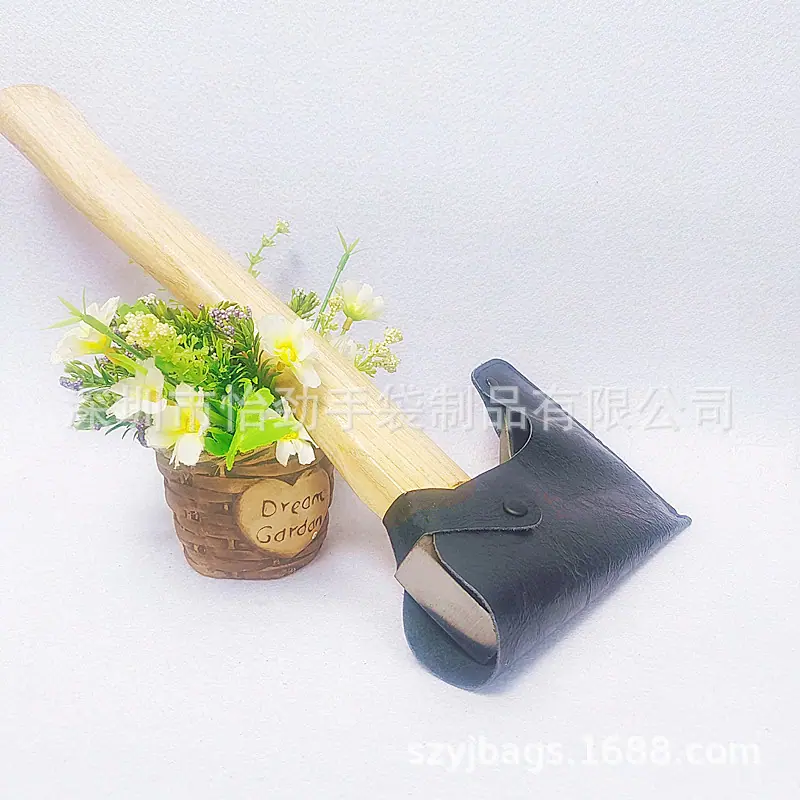 纳帕纹牛皮工具包真皮斧套