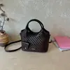 Bolso de Cubo Tejido Retro Francés 2026 Nuevo Estilo Grande para Viajes Diarios Bolso Bandolera Bolso Cesta de Verduras Lujo Accesible Moda Bolso de Mujer