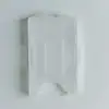 Conjunto de porta-cartão de identificação de trabalho em plástico PP de dupla face e duas vias com cores transfronteiriças, concha para crachá de identificação, fabricantes em estoque, atacado