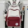 Mochila Nueva de Lunares Estilo Coreano Mochila Estudiantil Mochila Estudiantil de Gran Capacidad Mochila Ligera Mochila de Bloques de Color