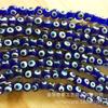 Ojo de Diablo Cuentas Redondas Ojos Azules Turcos Cuentas de Vidrio Hechas a Mano Colgante Materiales Accesorios Accesorios para Cadena de Teléfono Móvil En Stock