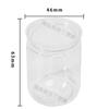 Latas transparentes Frascos para bebidas Recipientes para óleo Frascos selados Óleo de pimenta Óleo perfumado Litro Embalagem pequena Frasco de óleo Frascos de plástico