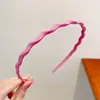 Diadema de alta gama estilo coreano para mujer, diseño de corona alta para hacer que la cara parezca más pequeña, adecuada para uso diario, lavado de cara y maquillaje, con dientes para una sujeción antideslizante
