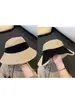 Sombrero de Pescador de Algodón y Lino Estilo Japonés para Mujer, Sombrero de Cubo con Banda de Tela Color Block de Verano, Sombrero de Protección Solar, Transpirable, Sensación de Alta Gama, Sombrero de Sol para Viajes de Vacaciones