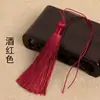 Marcador de Página Colgante con Borla Corto Grueso de 8 cm de Ancho Accesorio para el Cabello Ropa Hanfu Adorno Colgante para Coche Accesorio de Decoración para Cortinas