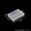 Caja de Almacenamiento de 24 Compartimentos Caja de Plástico PP Contenedor Transparente con Compartimentos Arte de Uñas Pedrería Cuentas Para Cuentas Pequeños Accesorios de Joyería Directo de Fábrica