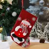 Decoração de Natal Meias de Natal Pequenos Presentes de Natal Pequenas Sacolas de Doces Meias do Papai Noel Decoração Pendentes para Árvore de Natal