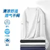 Camiseta de manga larga nueva para hombre de primavera y otoño 2026, simple y casual, top básico versátil