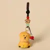 Nuevo Colgante para Llavero de Coche Tallado en Madera Hecho a Mano de Golden Retriever para Hombres y Mujeres, Encanto de Cachorro Lindo para Bolso, Regalo de Cumpleaños