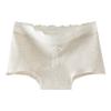 Ropa interior para mujer, Algodón puro, Algodón para niñas Grado 10A Entrepierna antibacteriana, Calzoncillos boxer simples tipo oreja de hongo, finos, amigables con la piel de mujer, para todas las estaciones