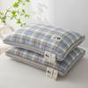Travesseiro de algodão Um par de travesseiro de coluna cervical Core Home Student Dormitory Full Head Special Side Sleeping Pillow Core Men's Single Person Wholesale