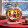 Popular Botella de Navidad de Paletas Dulces y Cálidas Adornos Navideños Acrílicos 2D Decoraciones para Fiestas