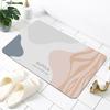 Alfombrilla Absorbente para Pies de Baño de Rebajas, Tierra de Diatomeas, Secado Rápido, Alfombrilla Suave para Suelo, Barro de Diatomeas, Antideslizante, Alfombra de Entrada, Felpudo para Lavabo
