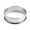 Anillo Mousse para Pastel Anillo para Tarta Tarta de Limón Acero Inoxidable Borde Enrollado Doble Molde Redondo para Galletas Venta al por Mayor Tela para Hornear Textura Gruesa