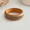 Pulsera Redonda de Zirconia Cross-Chain Europea y Americana Estilo Metal Retro Banda de Mano Diseño de Nicho Sentido de Diseño Joyería de Mano de Lujo Ligero Venta al por Mayor