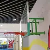 Cesta de Basquete Infantil Ajustável, Cesta de Basquete Móvel para Alunos do Ensino Fundamental, Cesta de Basquete Retrátil para Adultos e Jardim de Infância, Uso Doméstico