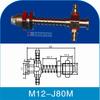 Máquina de Moldagem por Injeção Manipulador Tianxing Assento de Placa de Sucção a Vácuo Hardware JE20R050 Entrada de Ar Lateral Dentes M12/Dentes M10