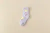 Calcetines de Coral Fleece para Mujer, Engrosados para Otoño e Invierno, Calcetines de Media Pantorrilla con Lindos Diseños de Estrellas, Calcetines de Toalla que No Sueltan Pelusa, Calcetines para Dormir, Calcetines para el Suelo del Hogar
