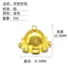 Campanas en Forma de Flor de Metal en Stock, Campanas en Forma de Flor de Encaje, Accesorios DIY, Colgantes para Llavero, Suministros de Manualidades al por Mayor