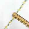 Corrente para clavícula com linha de florzinhas joia DIY acessórios para roupas infantis código de barras multicolorido vendas diretas da fábrica