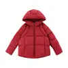 Jaqueta Acolchoada com Capuz para Meninas Princess Yuanyuan 90 Penas de Pato Branco 2026 Nova Inverno Quente Curta Estilo Pão Down Coat