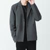 LKTM Ropa de Hombre# Otoño/Invierno Nuevo ins Marca de Moda Chaqueta de Traje Holgada para Hombres y Mujeres estilo bf Hong Kong Retro Coreano Traje Pequeño