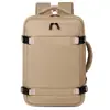 Mochila de Bordo, Tamanho Pequeno, Mochila para Aviação Transfronteiriça, Bolsa Multifuncional para Computador, Mochila de Viagem de Curta Distância com Abertura/Fechamento de 180 graus