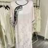 Nuevo Vestido de Verano 2025, Nuevo Estilo Chino, Elegante y Lujoso Estilo Nacional Jacquard Jersey Camisón que se Puede Usar Fuera de la Falda