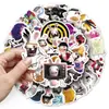50 Pegatinas de Conejo Locas, Paquete de Emojis Divertidos de Animales, Pegatinas Decorativas Impermeables de Animación del Juego Rabbids