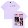 Rapper Melendi Tour 2025 Merch del Álbum Camiseta para Hombre Vintage Gótica de Algodón Y2K para Hombre