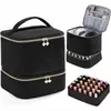 Bolsa de Almacenamiento de Esmalte de Uñas de Pana Personalizada de Venta Caliente Transfronteriza, Bolsa Portátil para Aceites Esenciales, Lámpara de Uñas, Bolsa de Almacenamiento para Herramientas de Manicura