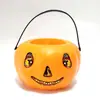 Linterna de Calabaza Portátil para Niños para Halloween Cubeta para Dulces Decoración Transfronteriza para el Día de Halloween Accesorios Cubeta de Calabaza Divertida para Dulces