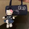 Colgante de Bolso de Gato de Piernas Largas de Dibujos Animados, Muñeco de Peluche, Decoración para Mochila, Llavero, Regalo para Mejor Amigo