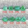 Esmeralda Natural Rectangular Cuadrada Gota Anillos de Piedra Nudista Gemas de Color/Gemas Preciosas Otros Adornos